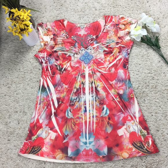 ONE WORLD Tops - One World Blouse L